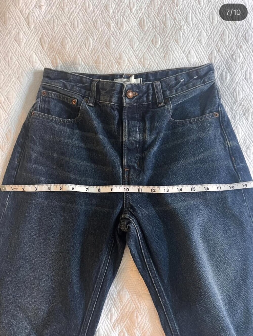 Madewell Barrel Darted Jeans 100% Cotton - Picture 6 of 7